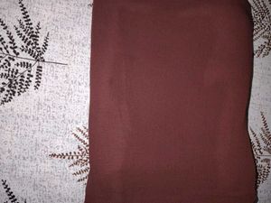 Elegant Brown Saree with Intricate Border