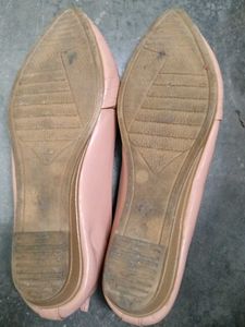 Blush Pink Pointed Toe Flats