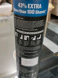 Charcoal Shaving Foam With Moroccan Argan Oil