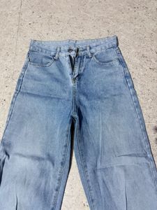 Light Wash Wide Leg Jeans