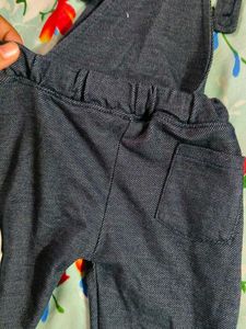 Girls Denim Overalls with Top