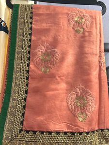 Lace Border Saree Without Blouse, Rate 400