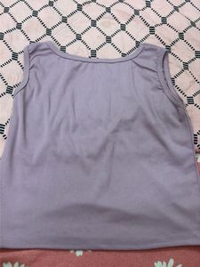 Cute Lilac Bow Tank Top