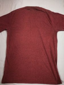 Maroon Round Neck Tshirt