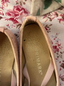 Cute Pink Star Ballerina Flats