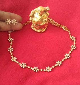 Sparkling Star Necklace and Earring Set