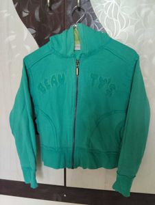 Green Zip-Up Hoodie