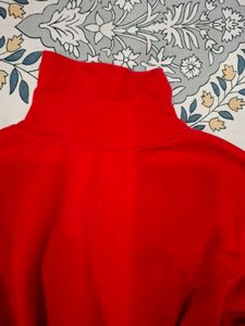 Red Turtleneck Sweater