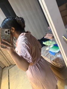 Chic Pink Shirt Dress🦋🩷