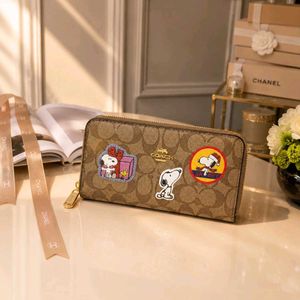 COACH x PEANUTS LONG ZIPPER WALLET*