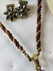 One Designer Set With Earrings