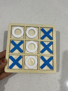 Wooden Tic-Tac-Toe Game