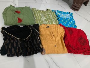Assorted Kurta Collection (Set of 6)