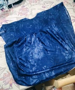 Blue Tie-Dye Top