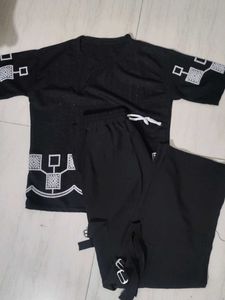 Girls Black co-ord set