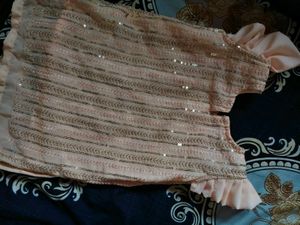 Elegant Kurta with Delicate Sequin Detail