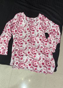 Chic Paisley Print Kurta