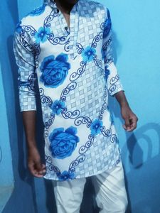 Floral Print Kurta