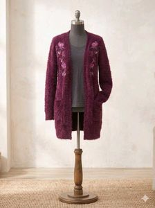 Floral Embroidered Cardigan/shrug🎀❤️