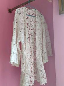 White Lace Kimono