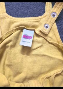 HOP Baby Denim Pinafore Dress | Length 18.5
