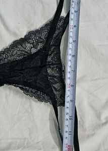 🖤 Love to Lounge Black Lace Thong