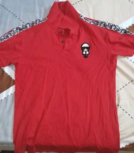 Red Fendi Tshirt