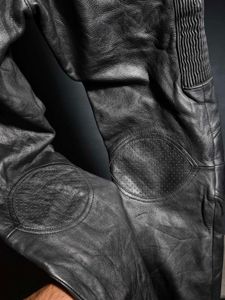 Black Leather Motorcycle Pants