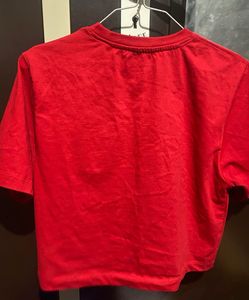 Vibrant Red Basic T-Shirt