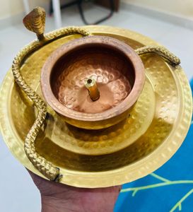 New Hammered Snake Lamp By Isha Store