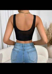 Black Corset Top - New with Tag