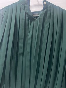 Elegant Pleated Long Sleeve Top