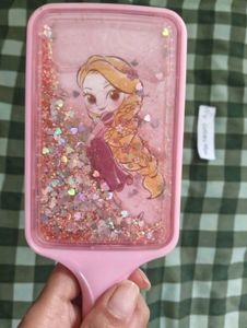 Cute Princess Rapunzel glitter Hair Brush