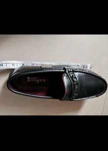 Men's Black Leather Loafers