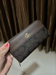 Coach Signature Brown Wallet