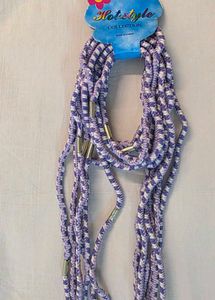Cute Lavender &amp; White Hair Ties