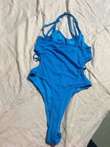 New Blue One Piece Bodysuit