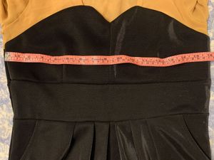 Chic Black &amp; Tan Bodycon Dress (wild West Style)