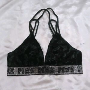 Victoria's Secret Pink Velvet Bra