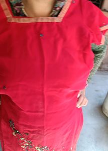 Party Wear Red Suit