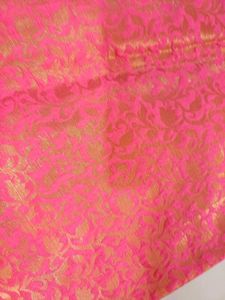 Elegant coral Pink Brocade Lehenga