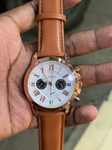 Fossil Watch - Brown Leather Strap