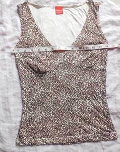 Stylish V-Neck Leopard Print Tank Top