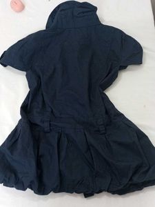Chic Navy Blue Shirt top