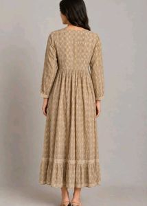 Boho Print Button-Down Kurta