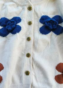 Floral Knit Cardigan