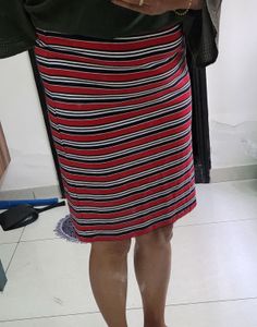Striped Pencil Skirt.. hello summer