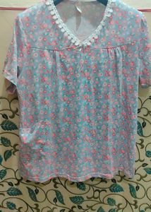 Cozy Floral Print Pajama Set