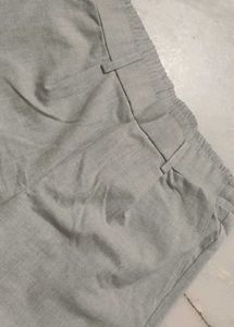 Light Grey Cropped Trousers