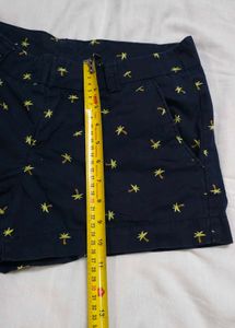 UNIQLO Mid-Rise Printed Micro Chino Shorts